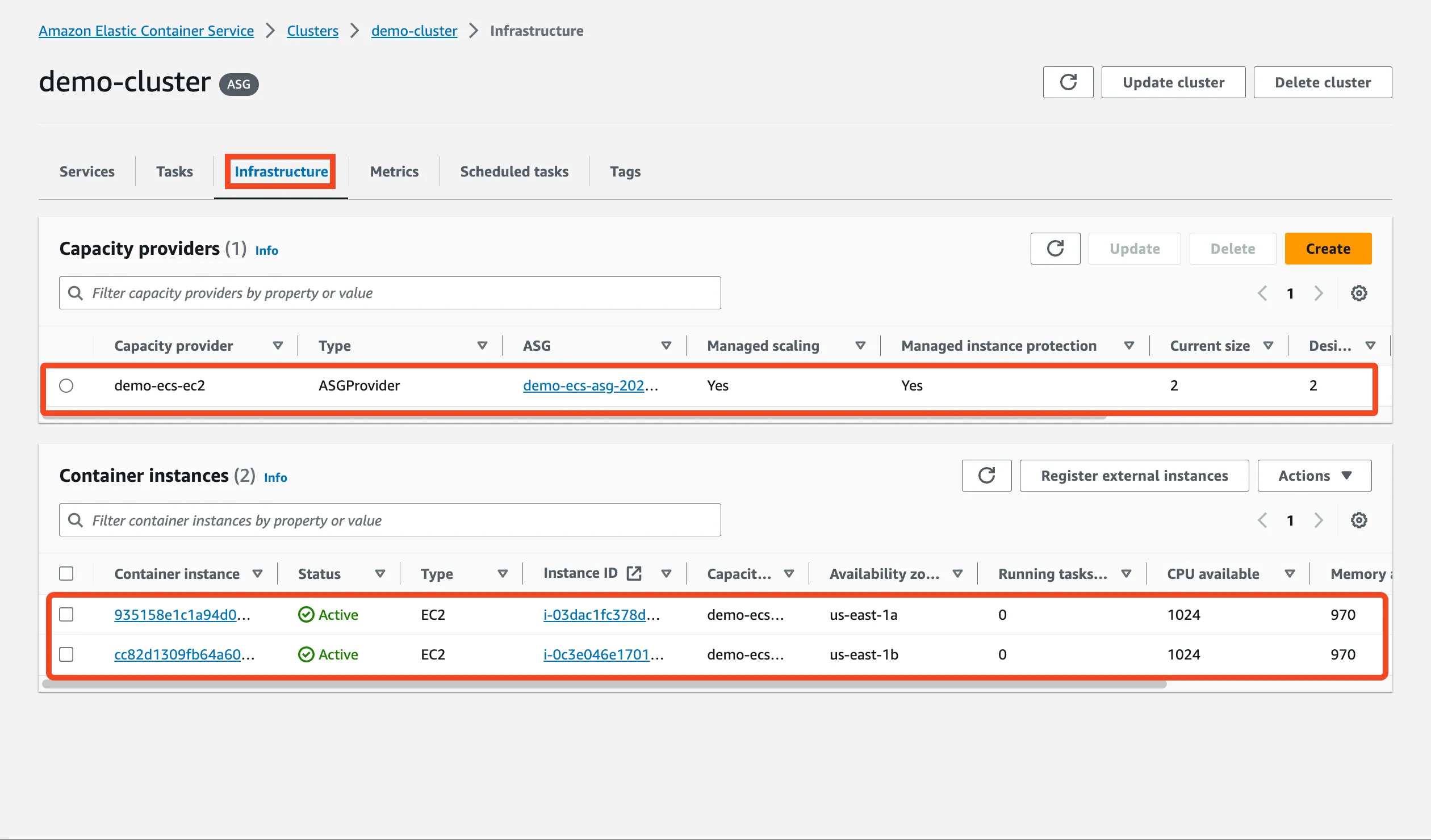 aws console